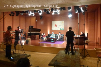 'Taping' Talk Show bersama Jaya Suprana di Kompas TV