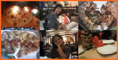 Menjelang Pergantian baru Ngantri  Pizza Hut di Kota Wisata – Cibubur
