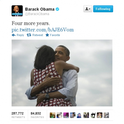 Barack Obama Wins, This Happened Because of You, Thank You