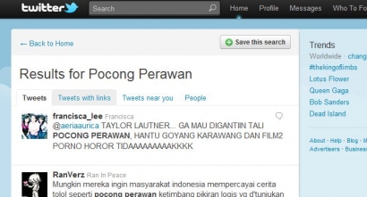 Hahaha, Pocong Perawan Jadi Trending Topic Twitter!