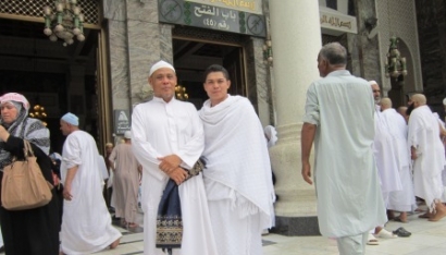 Bertemu di Pintu 45 Masjid Al Haram Makkah