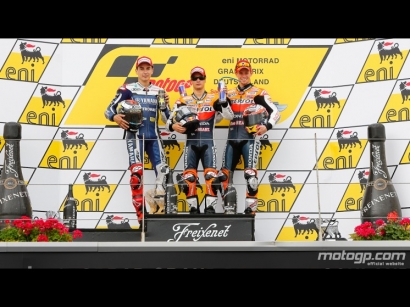 MotoGP Sachsenring, Yamaha versus Honda, Spanyol Pemenangnya