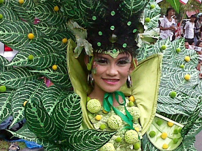 Samarinda Green Exotic Costume Carnaval 2011