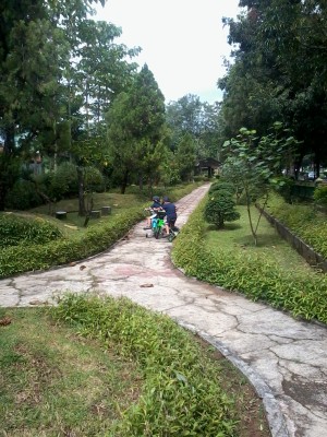 Taman Kota Banjarnegara; Patung Buaya, Jerapah, Labirin dan Es Buah