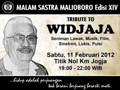 A Tribute To Widjaja dalam Malam Sastra Malioboro