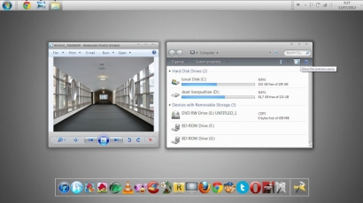 Silver Apple Mac Themes Untuk Windows 7