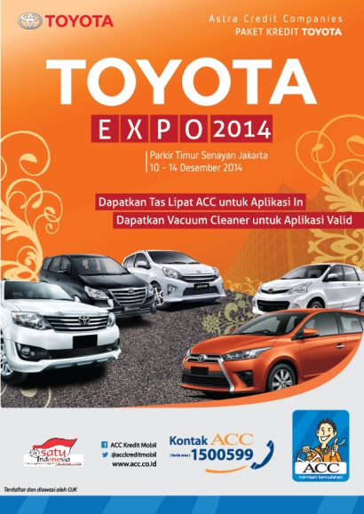Kunjungi Toyota Expo 2014, Cara Mudah Kredit Mobil Dengan Biaya Terjangkau!