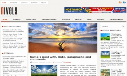 Blogging Lovers. Here is A Cool Theme For Your Blog.