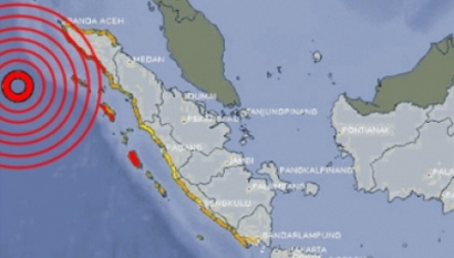 Orang Sumatra Trauma Gempa