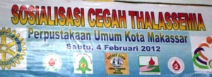 Cegah Thalassemia ala Rotary Club Ujung Pandang