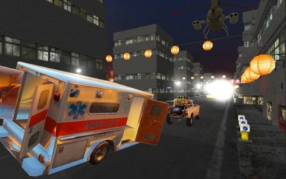 Ambulance RSJ Sedang Manasin Mesinnya Untuk Caleg Gagal