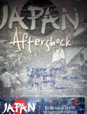 Buku Kompasianer  tentang Kisah Perjuangan Masyarakat Jepang Hadapi Tsunami