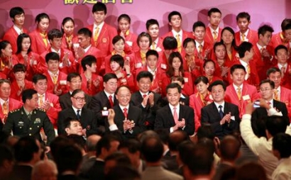 "Penganak Tirian" Atlit Olimpiade China