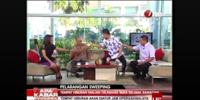 Heboh Munarman Menyiram Tamrin Amal Tamagola di Live TV One