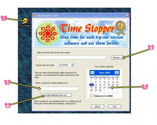 Cara Menghentikan Waktu Trial Software | Time Stopper