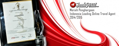Jauhdekat.com Memberikan Kejutan dengan Meraih Penghargaan Indonesia Leading Online Travel Agent 2014/2015