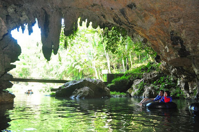 Tourist Attraction Cave Tubing Pindul in Yogyakarta