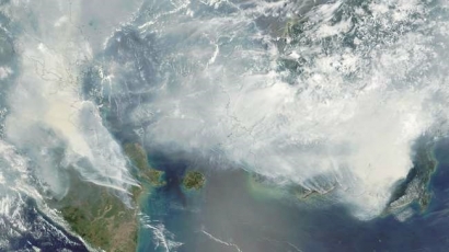Kabut Asap Indonesia Kalahkan Polusi Amerika Serikat