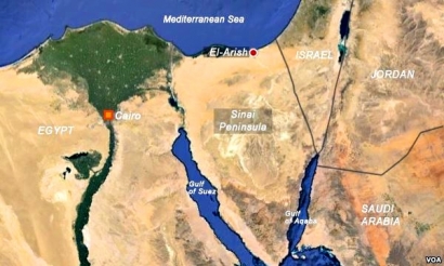 Semenanjung Sinai, Lokasi Jatuhnya Pesawat Rusia Kogalymavia