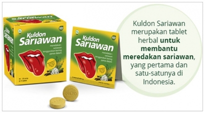 Kuldon Sariawan, Tablet Herbal Indonesia Untuk Dunia