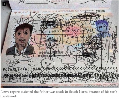 Gara-gara Anaknya Menggambar, Pria Ini Terjebak di Korea Selatan