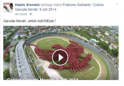 Kesalahan (?) dalam Video Garuda Merah Prabowo