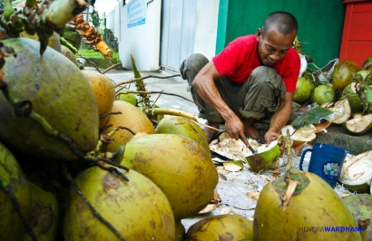 Mendadak Jualan: Berkah Puasa dari Segarnya Kelapa Muda