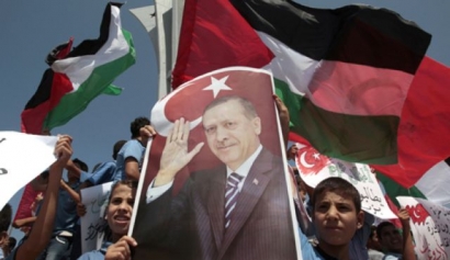 Ini Baru Pemimpin Besar Dunia! Pesawat Erdogan Berubah Jadi Ambulance Gaza