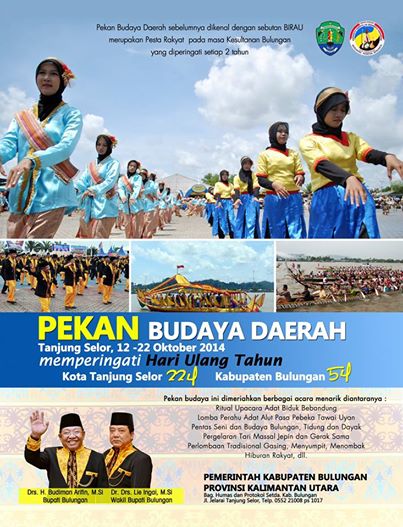 Meriahnya Pekan Budaya Daerah 2014 di Tanjung Selor Bulungan