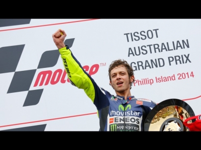 MotoGP Australia, Rossi Menang, Yamaha Borong Podium