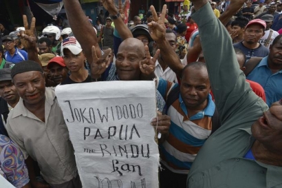 Papua kepada Jokowi: We Put Our Trust on You