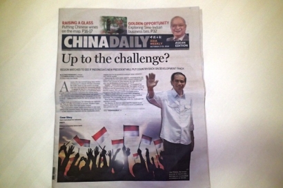 Jokowi Jadi Cover Story Tabloid ChinaDaily