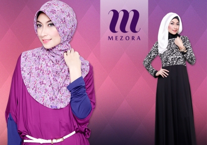 Mezora Busana Gamis & Hijab, Tampil Trendy & Fashionable