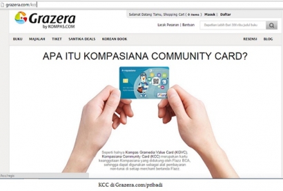 Kartu Kompasiana Community Card dan Grazera.com
