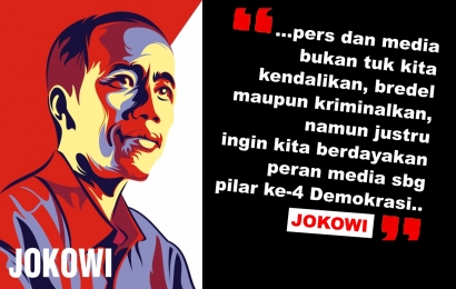 Jokowi Ingin Memberdayakan Pers Sebagai Pilar ke-4 Demokrasi
