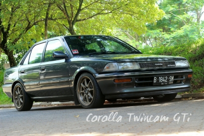 Toyota Corolla Twincam GT; salah satu yang tersisa dari era '90an