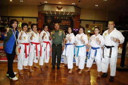 Karate Bisa Jadi Materi Pembinaan Satuan di TNI