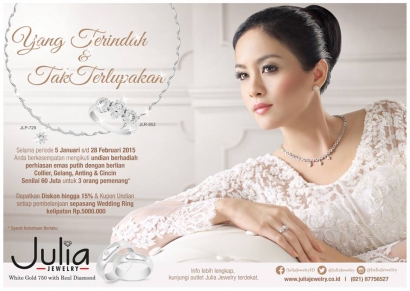 Julia Jewelry Gelar Wedding Campaign 2015