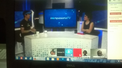 Hangout "Olahraga Malam" Di Kompasiana TV