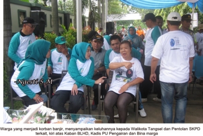 Bersama Walkot Tangerang Selatan Ngariung ngomongin Lingkungan tuntaskan Banjir di Perumahan BPI