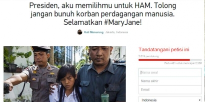 Tragis, Presiden Jokowi Tidak Membaca Grasi Mary Jane?