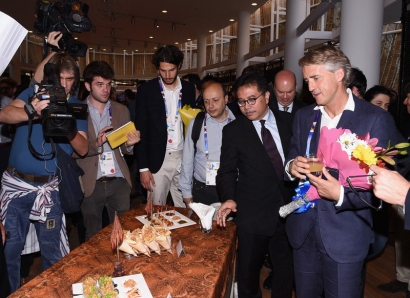 Dari World Expo:  Kapten Inter Milan itu Kepincut Nasi Kuning