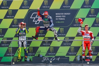 MotoGP Le Mans, Lorenzo Juara, Rossi Kokoh di Puncak