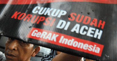 Aceh, Perjuangan Untuk Korupsi