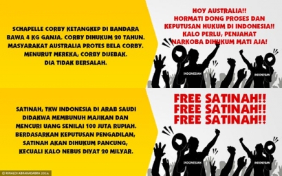 Aksi Bela Satinah dan Standar Ganda Publik Indonesia