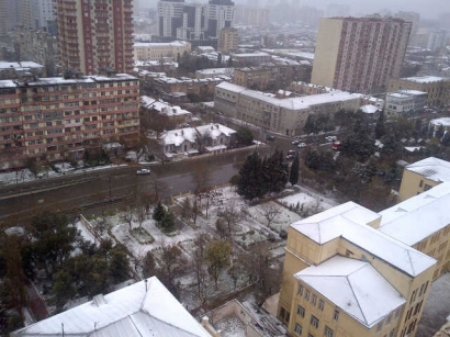 Azerbaijan: Salju di Awal Musim Semi