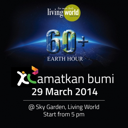 Merayakan Earth Hour 60+ 2014