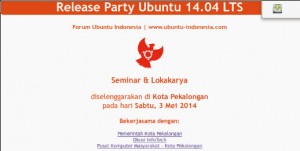 Ubuntu Release Party 14.04 LTS di Pekalongan