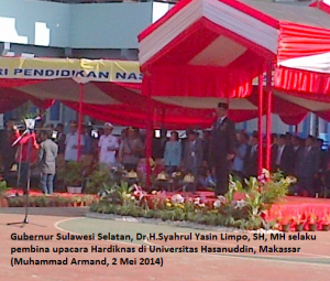 Potret Hardiknas di Universitas Hasanuddin