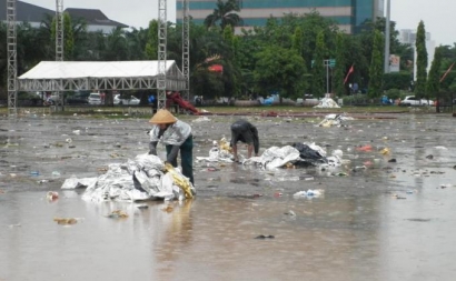 YKS di Semarang, Rumput Rp 2,4 Miliar Simpanglima Rusak Parah